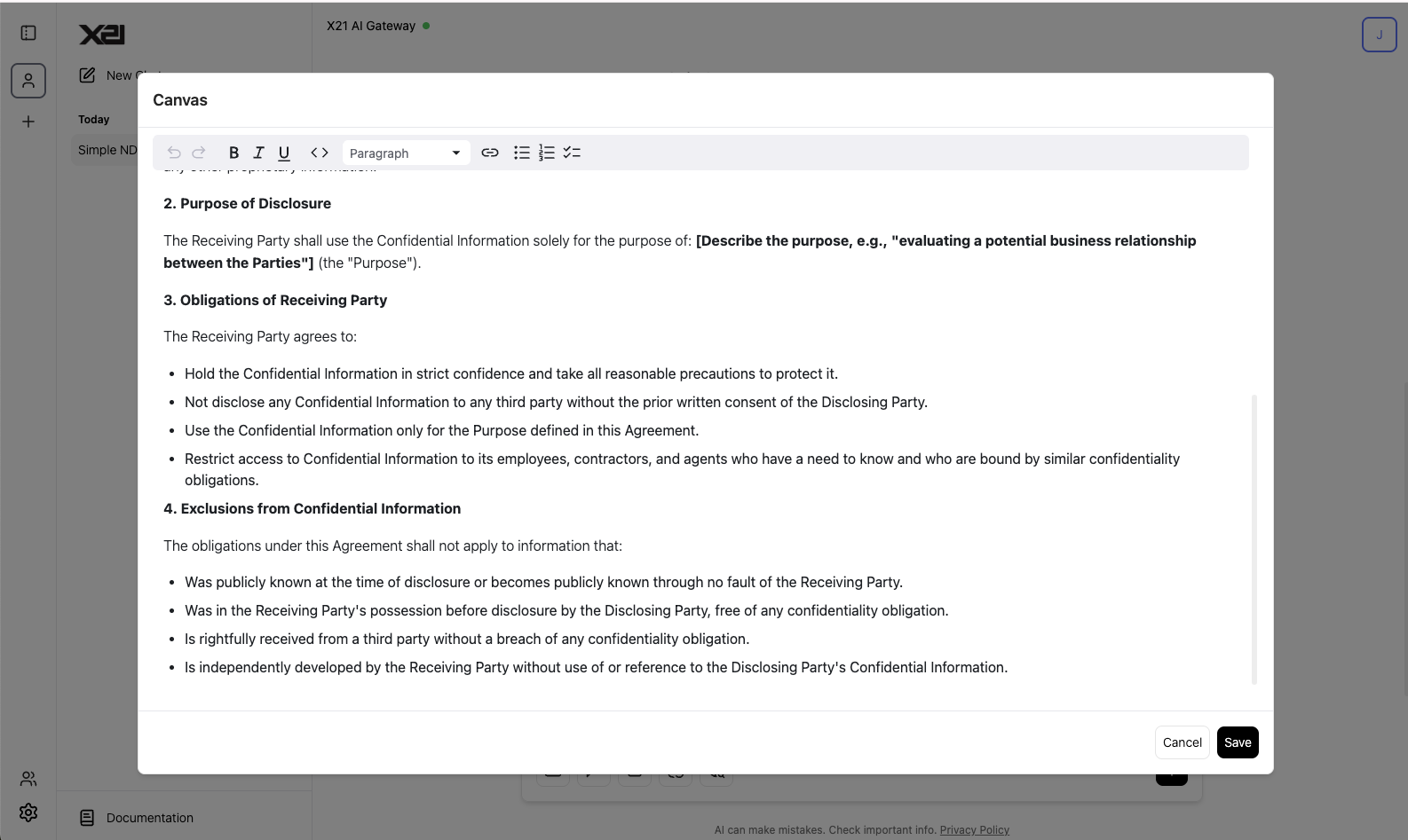 Visual Canvas Editor