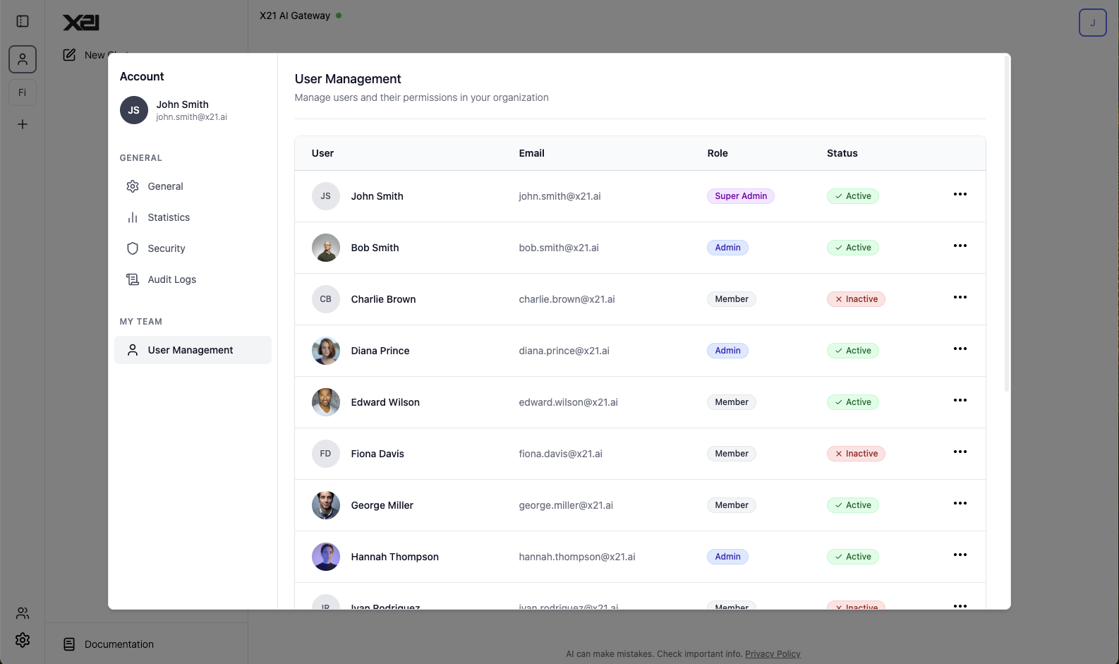 User Management
